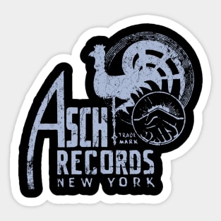 Asch Records Sticker